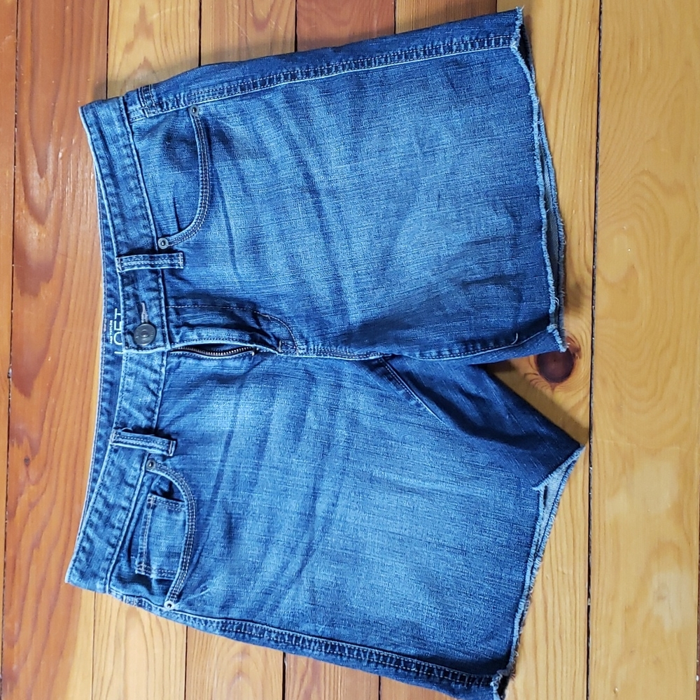 Loft denim cutoff shirts